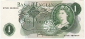 Bank Of England 1 Pound Notes Portrait 1 Pound, M34M